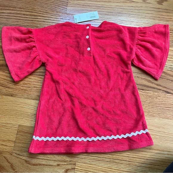Janie and Jack red beach pool coverup dress size 18-24 months - Picture 3 of 4